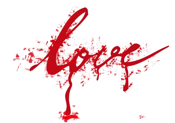 Надпись Love — стоковый вектор