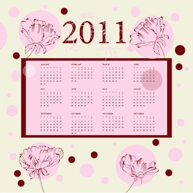 kalender voor 2011