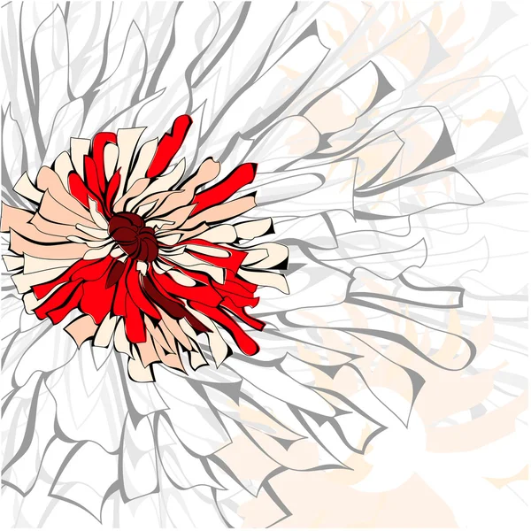 Original Hintergrund mit Blume — Stockvektor