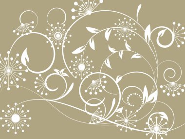 Flower decoratively romantically abstraction illustration clipart