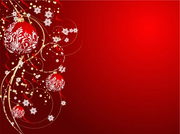 Stilize Noel kartı dizi — Stok Vektör