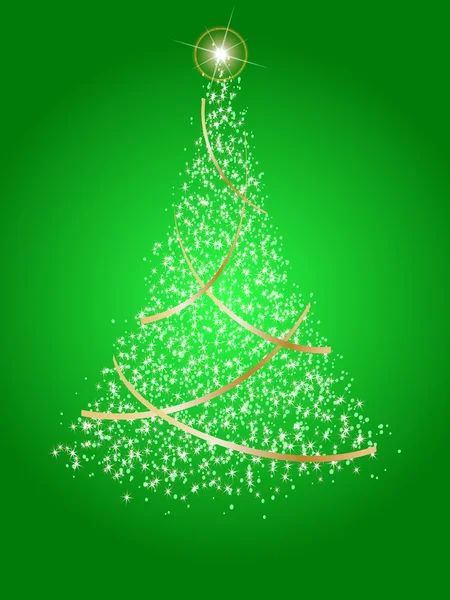 Bola de árvore de Natal no fundo abstração decorativa —  Vetores de Stock