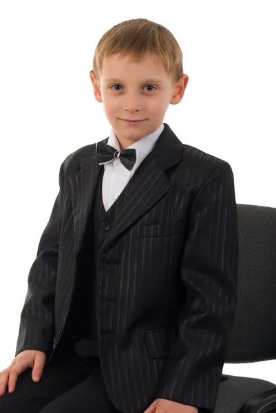 Serious Young Man. Studio Shoot Over White Background. — Stock Photo, Image