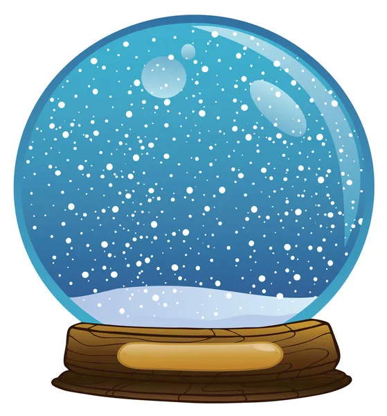 Снежный глобус — стоковое фото