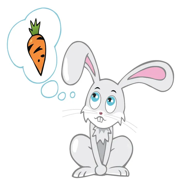 Tecknad kanin — Stockfoto