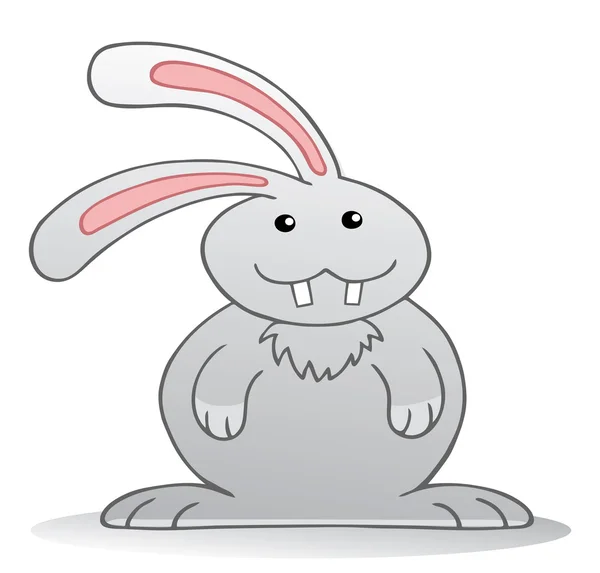 Conejo Dibujos Animados Feliz — Foto de Stock