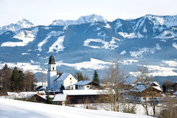 Зимняя бавария — стоковое фото