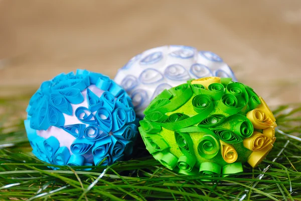 Quilling easter eggs — Stock Photo © EvyMenka #9937982