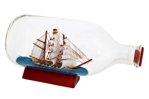 stock image Ship in a bottle