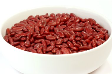 Red Kidney Beans in a bowl clipart