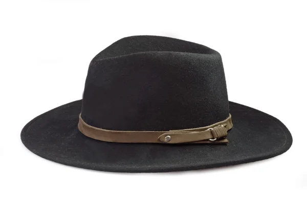 一顶黑色的帽子 — 图库照片