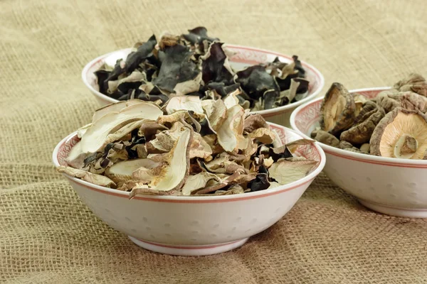 Dried asias mushroom mix — Stock Photo, Image