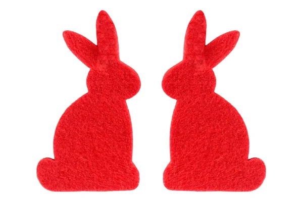 Two red rabbits — Stock Photo, Image