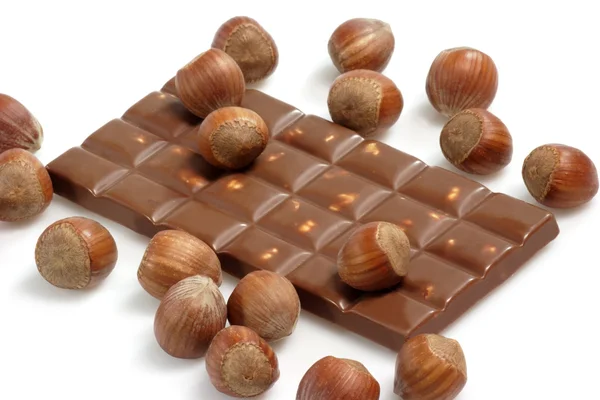 Σοκολάτα με ξηρούς καρπούς — Φωτογραφία Αρχείου