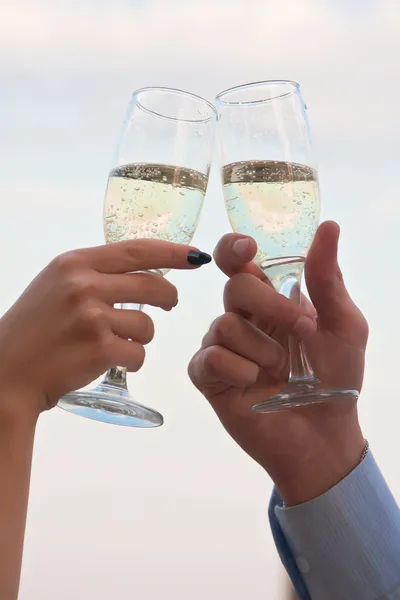 stock image Champagne toast