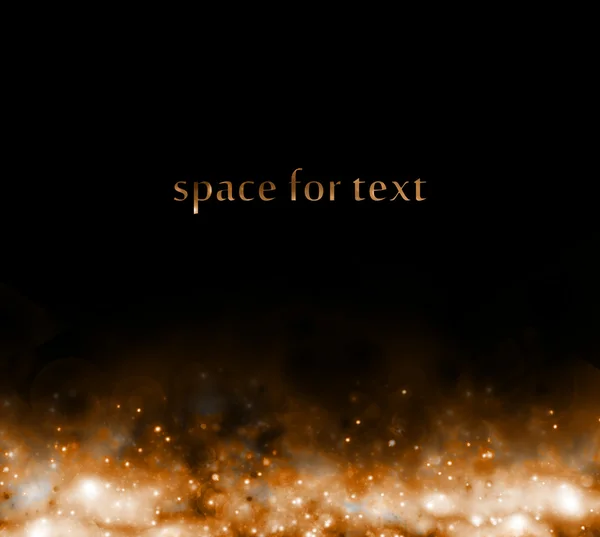 Hintergrund Mit Sternenfeld Unten Und Platz Für Text — Stockfoto