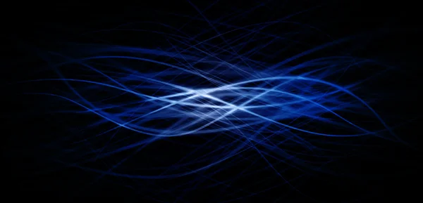 Abstract blue-colored lines — Stock Photo, Image