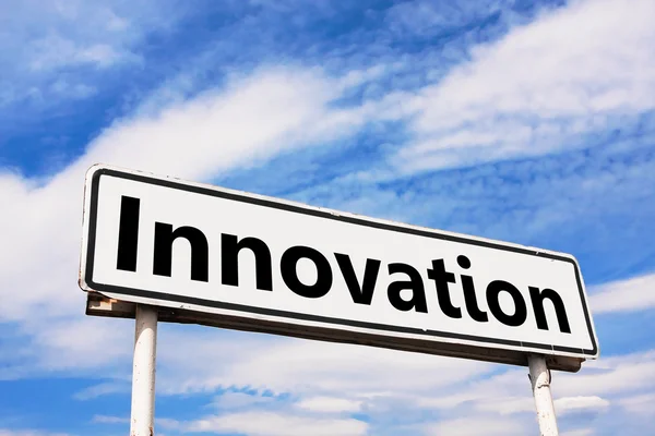 stock image Innovation road sign