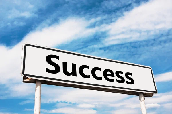 Success road sign — Stock Photo, Image