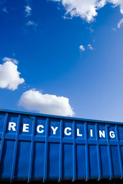 Negocios de reciclaje, contenedores y ecología —  Fotos de Stock