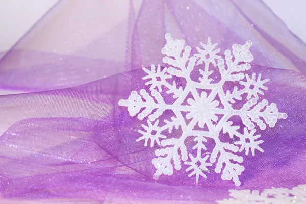 New year or christmas snowflake — Stock Photo, Image