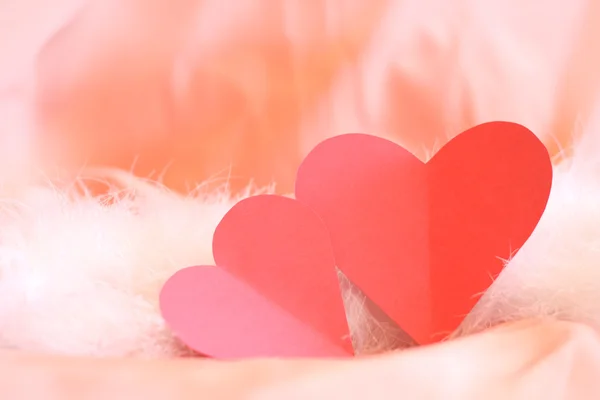 Un par de corazones para el día de San Valentín Imagen De Stock