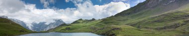 grindelwald yakınındaki İsviçre Alpleri Panoraması