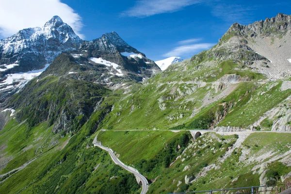 Sustenpass Schweiziska Alperna Visa Från Sustenstrasse — Stockfoto