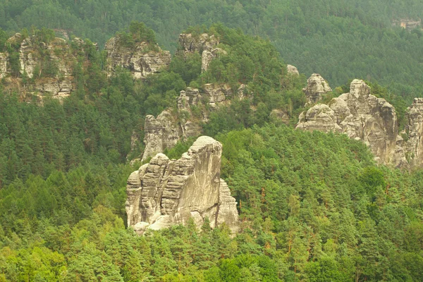 Vista Sulle Rocce Nel Parco Nazionale — Foto Stock