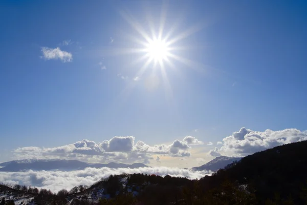 冬天太阳 — 图库照片