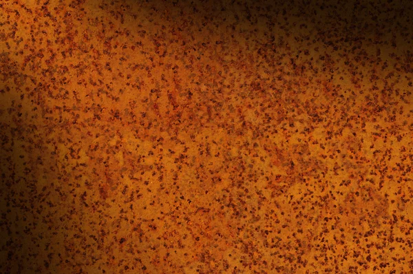 부식된 녹슨 금속 표면 조명 대각선 — 스톡 사진
