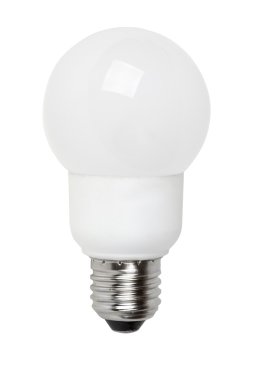 Ball-shaped fluorescent lamp clipart