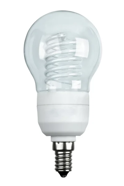 Lâmpada fluorescente clássica de poupança de energia — Fotografia de Stock