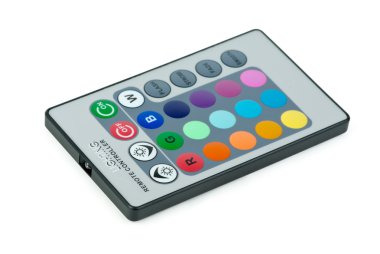 Remote controller for RGB LED lamp clipart