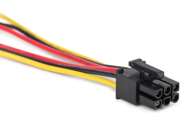Güç konektörü ve kablo — Stok fotoğraf