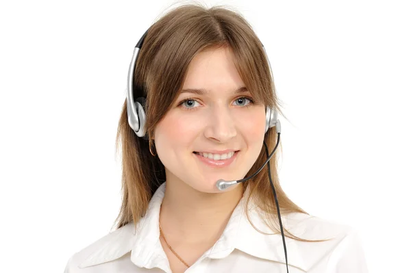 Female customer service representative — Stock Photo, Image