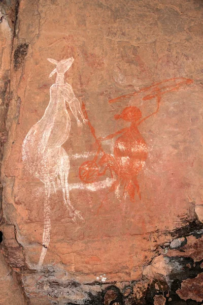Yerli kaya sanatı — Stok fotoğraf