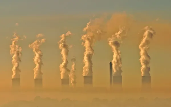 Smog przemysłowy — Zdjęcie stockowe