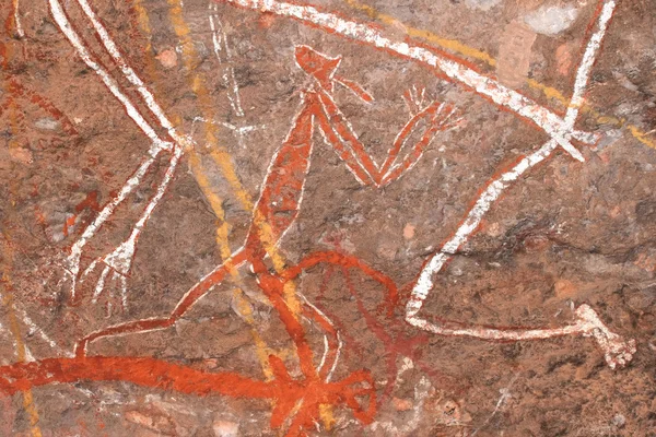 Arte rupestre aborigen — Foto de Stock