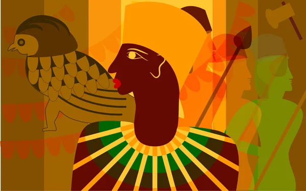 エジプトのシーン — ストックベクタ