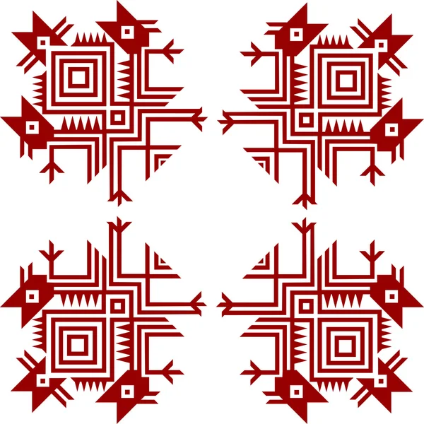 Amerikaanse Indianen ornamenten — Stockvector