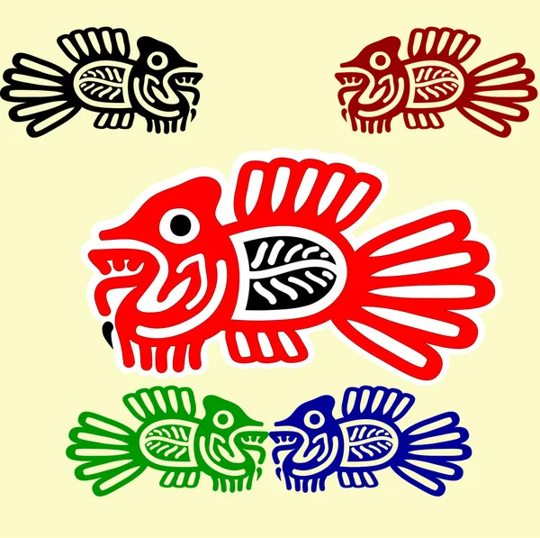 Ethnic fishes — Stock Vector