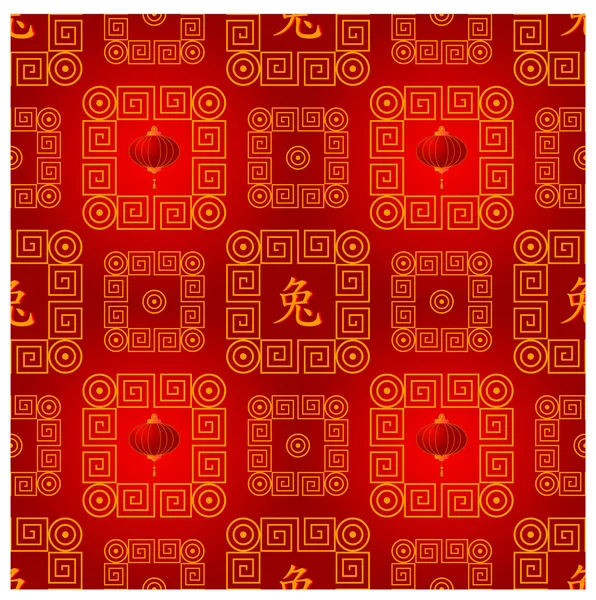 Vektor chinesisches nahtloses traditionelles Muster — Stockvektor