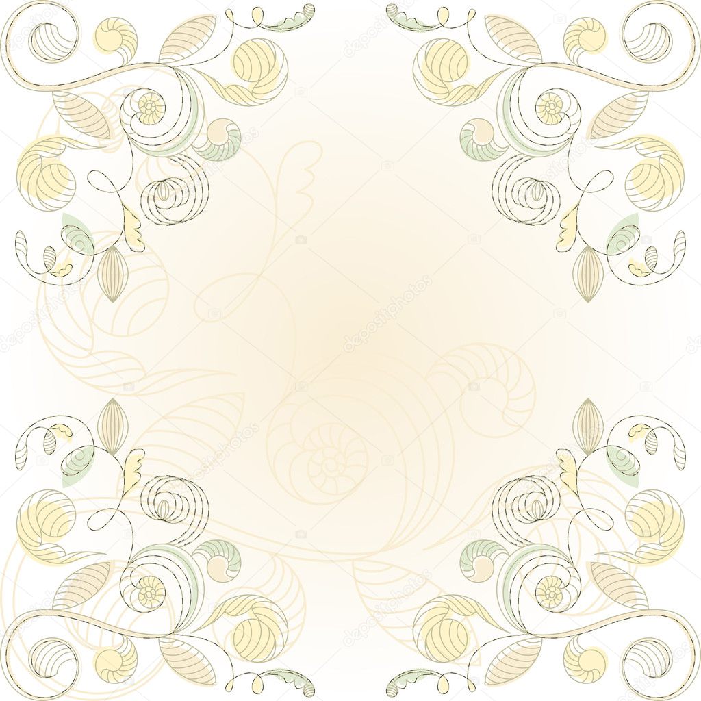 Vector floral background
