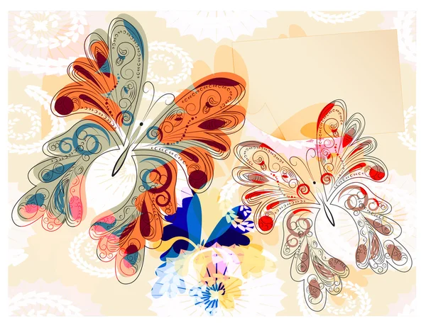 Mariposas vectoriales — Archivo Imágenes Vectoriales