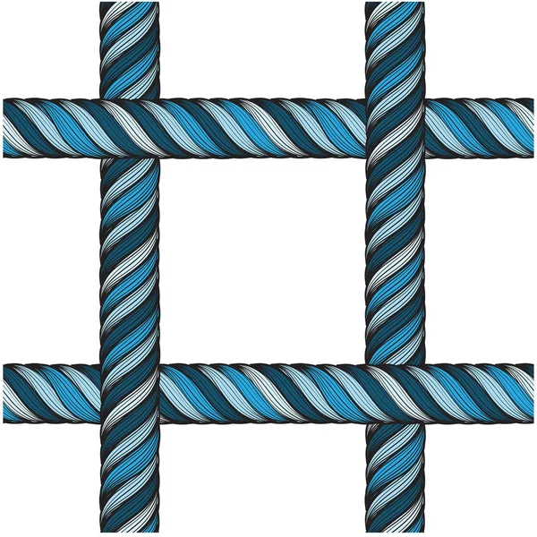 无缝质地细致的蓝色线程 — 图库矢量图片