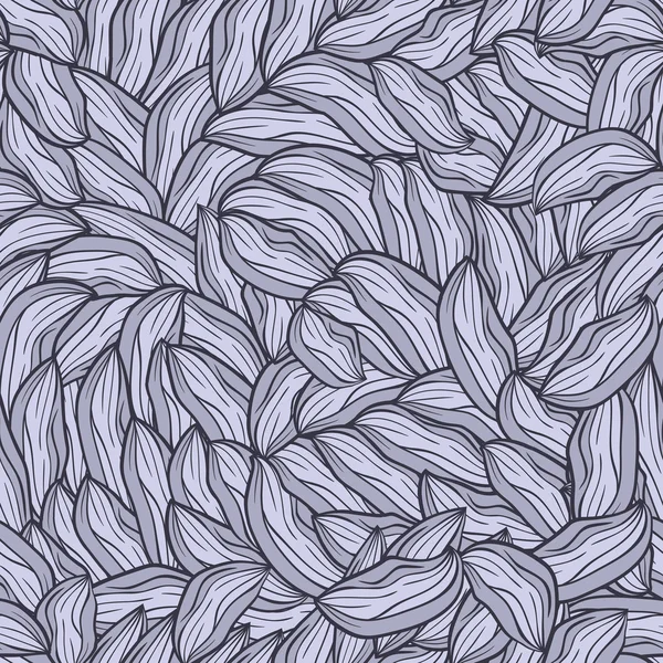Fond sans couture avec des feuilles abstraites — Image vectorielle