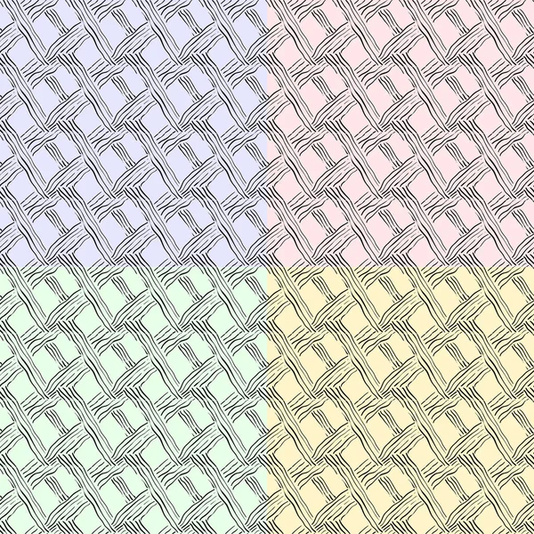 Seamless chequered texture in different colors — ストックベクタ