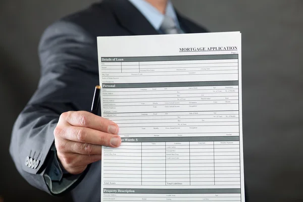 Mortgage Application Form — Stock Photo, Image