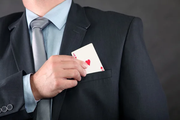 Ace in pocket — Stock Photo, Image